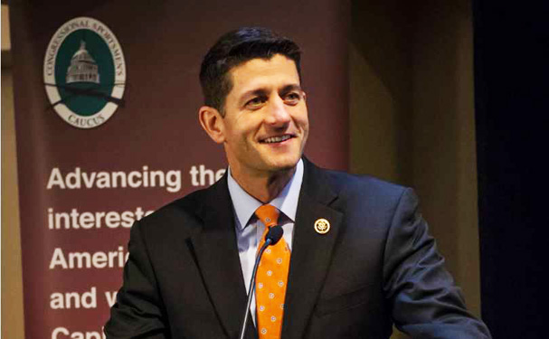 Kongressens formand Paul Ryan: "De skal ikke have en rød øre"