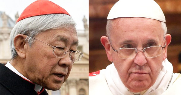 ”Pave” Frans lader kardinal Joseph Zen i stikken